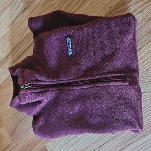 Patagonia Women's Maroon Turtleneck Sweater